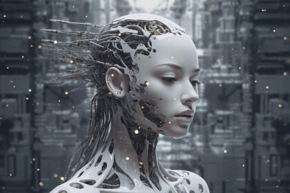 A female artificial intelligence robot