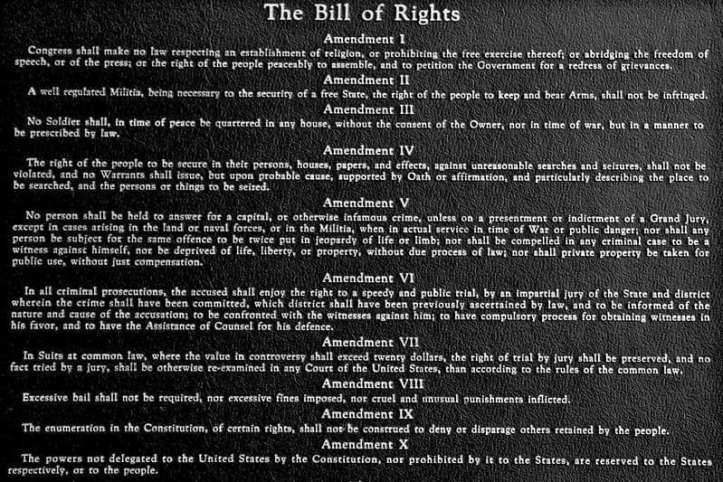 Constitution: the bill of rights