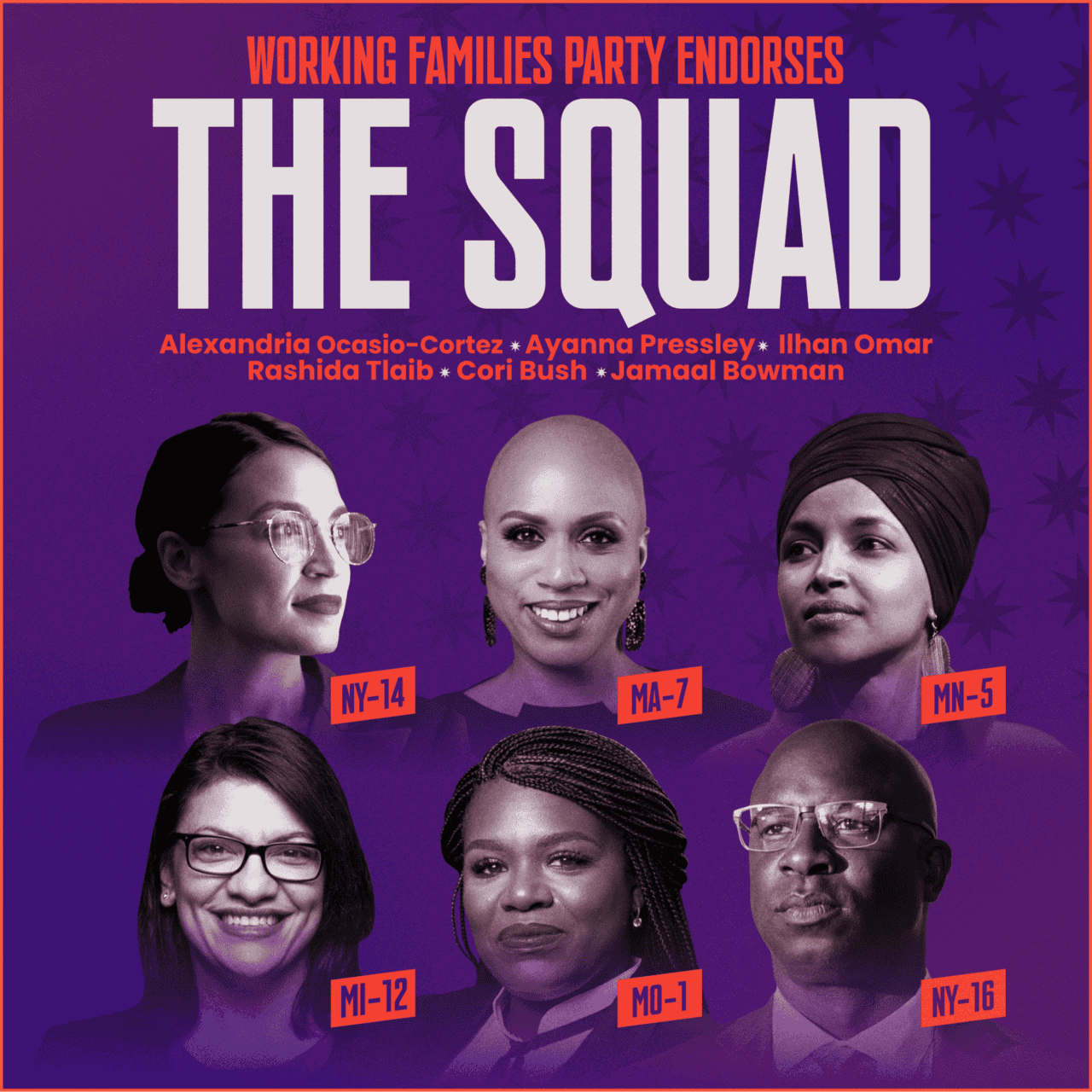 The Squad of Progressives in Congress