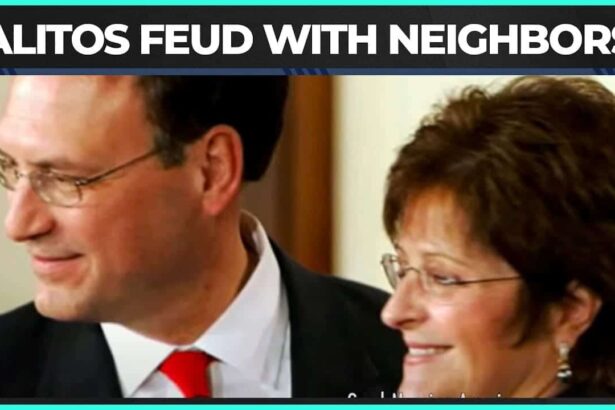 Justice samuel alito and his wife.