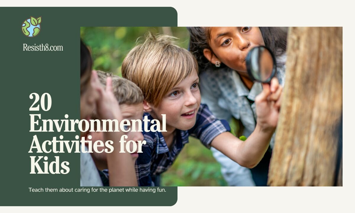 Environmental activities for kids graphic