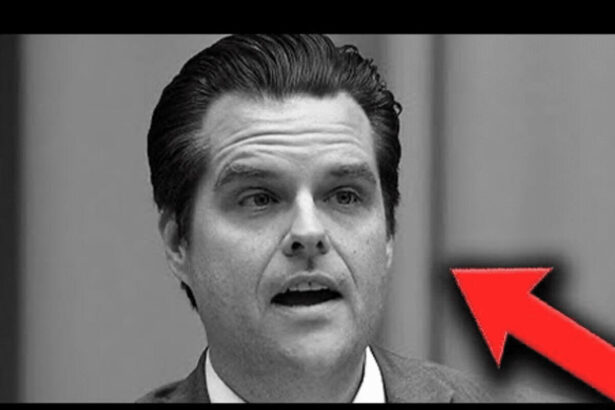 Matt gaetz in black and white