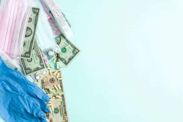 Image of health care items and cash