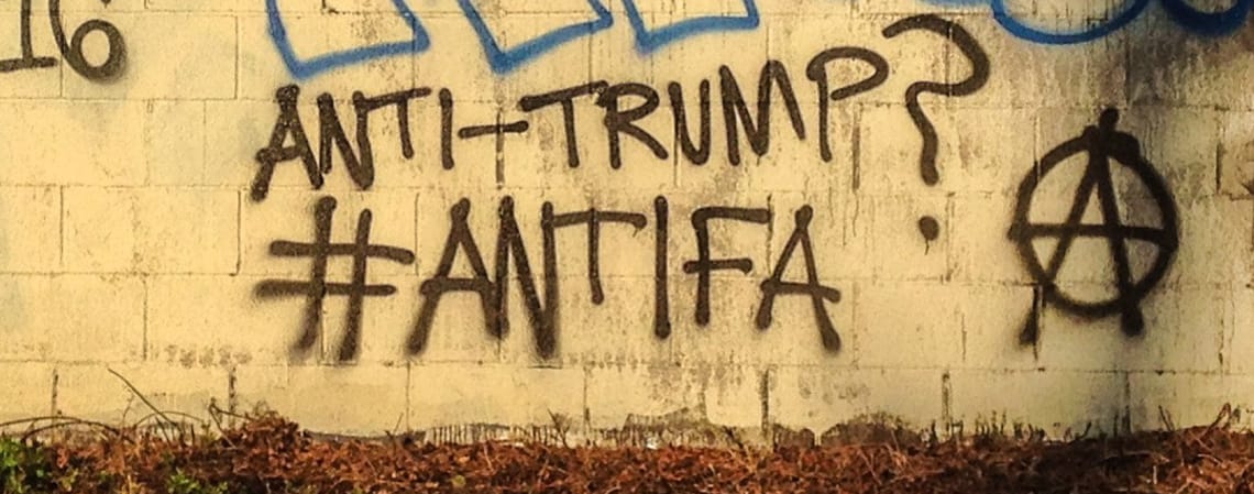 Antifa graffiti