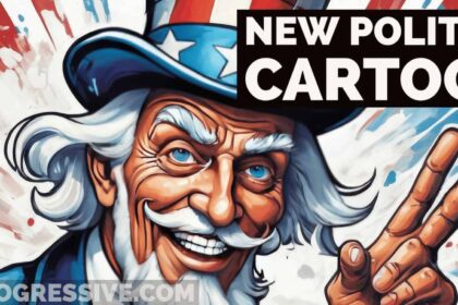 Illustration of a modern art uncle sam