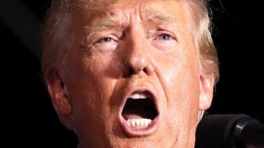 Donald trump yelling