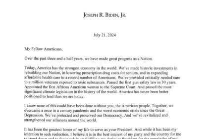 Biden letter