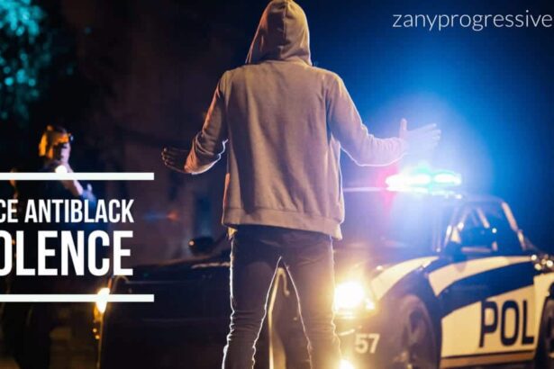 Police antiblack violence graphic