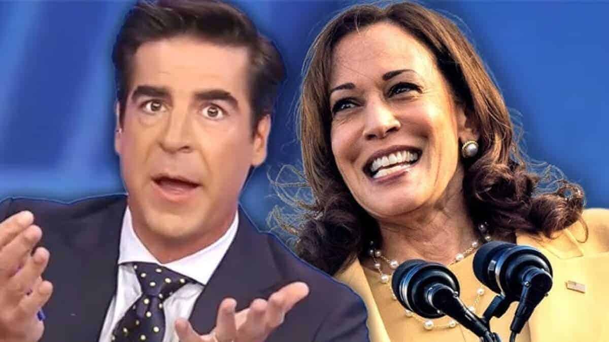 Jesse watters of fox news and kamala harris