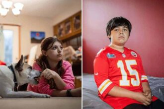 Ten of 24 people injured by bullets at the kansas city chiefs super bowl parade were under 18 years old. Countless more children experienced the trauma firsthand. Gabriella magers-darger (left) was burned by sparks from a ricocheted bullet. Samuel arellano was shot in the side.