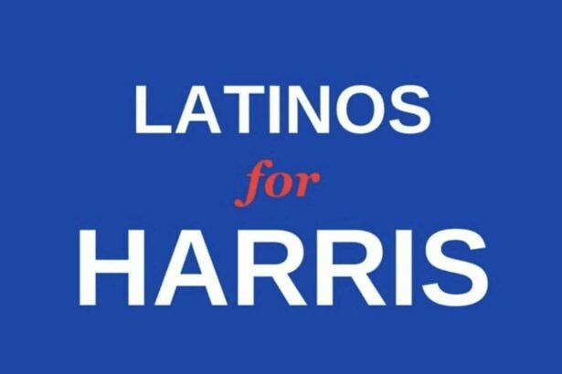 Latinos for harris graphic