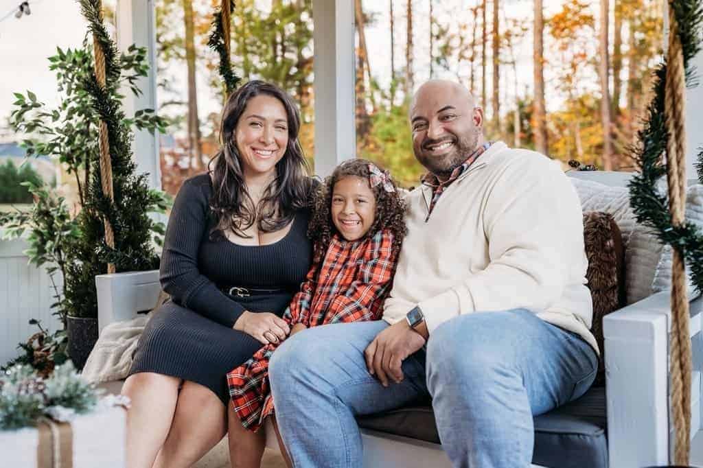 Beautiful family that used IVF to have their daughter