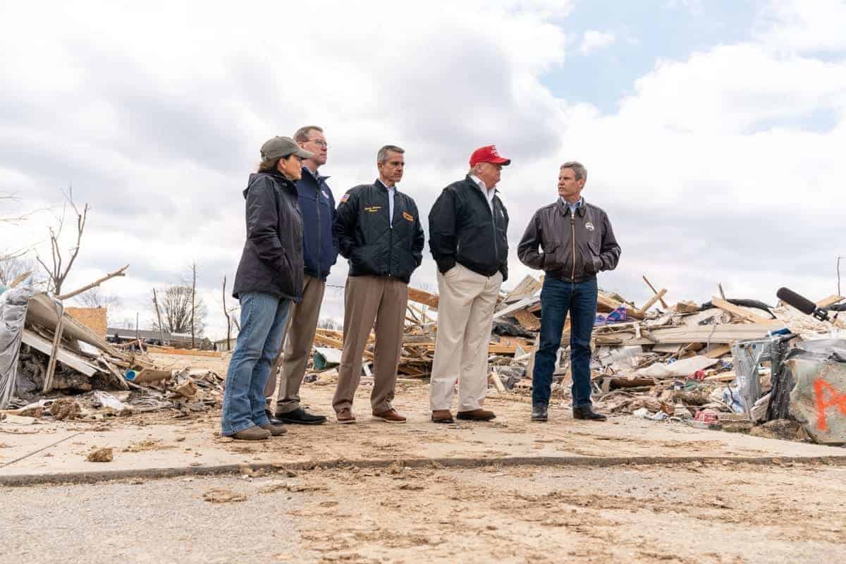 Donald trump and governor bill lee in tennessee