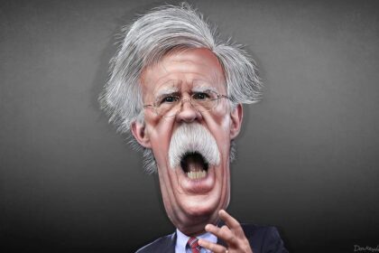 Caricature of john bolton