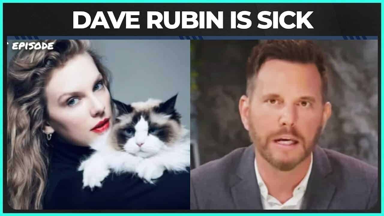 Taylor swift holding her cat and dave rubin