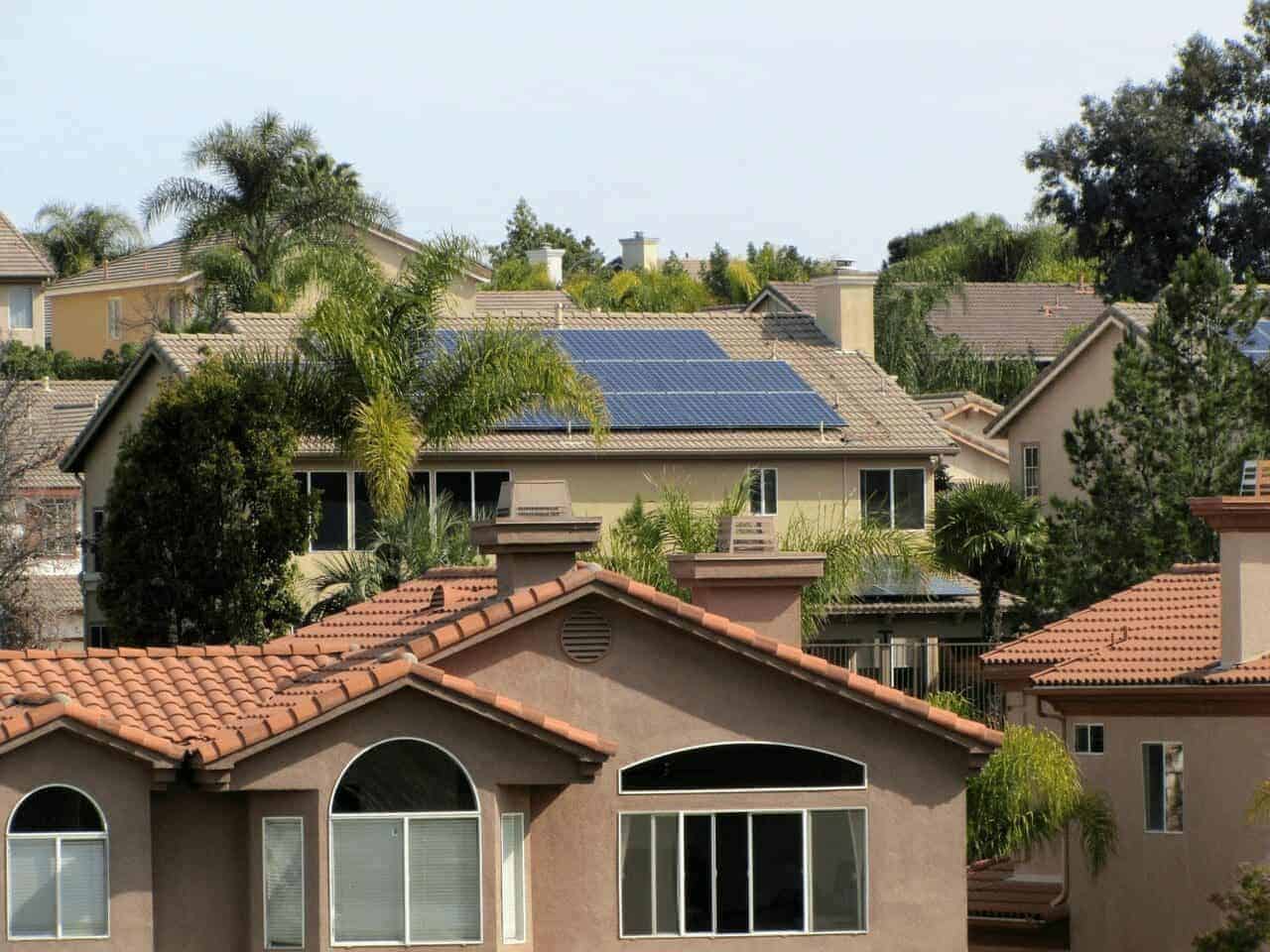 A home with solar panels in temecula, california.