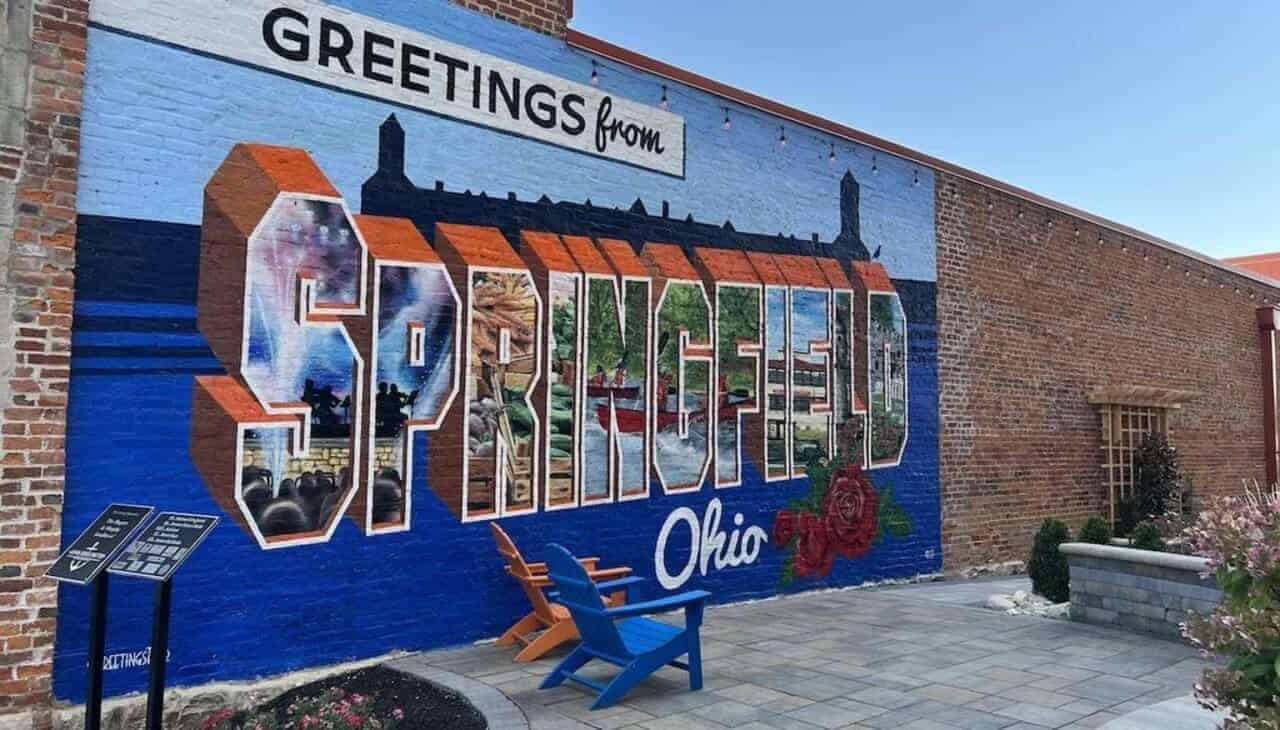 A mural in springfield, ohio