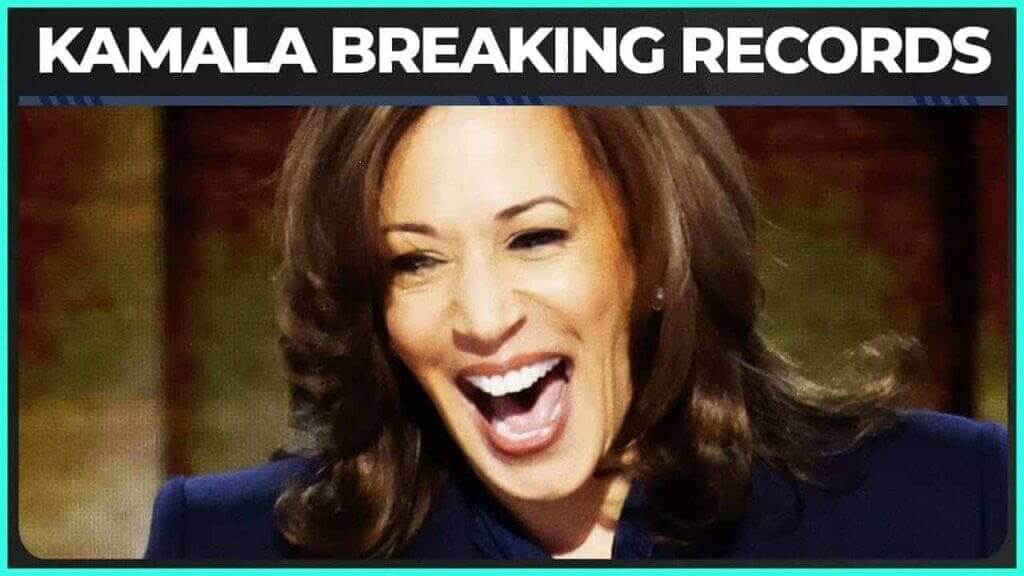 Kamala Harris laughing