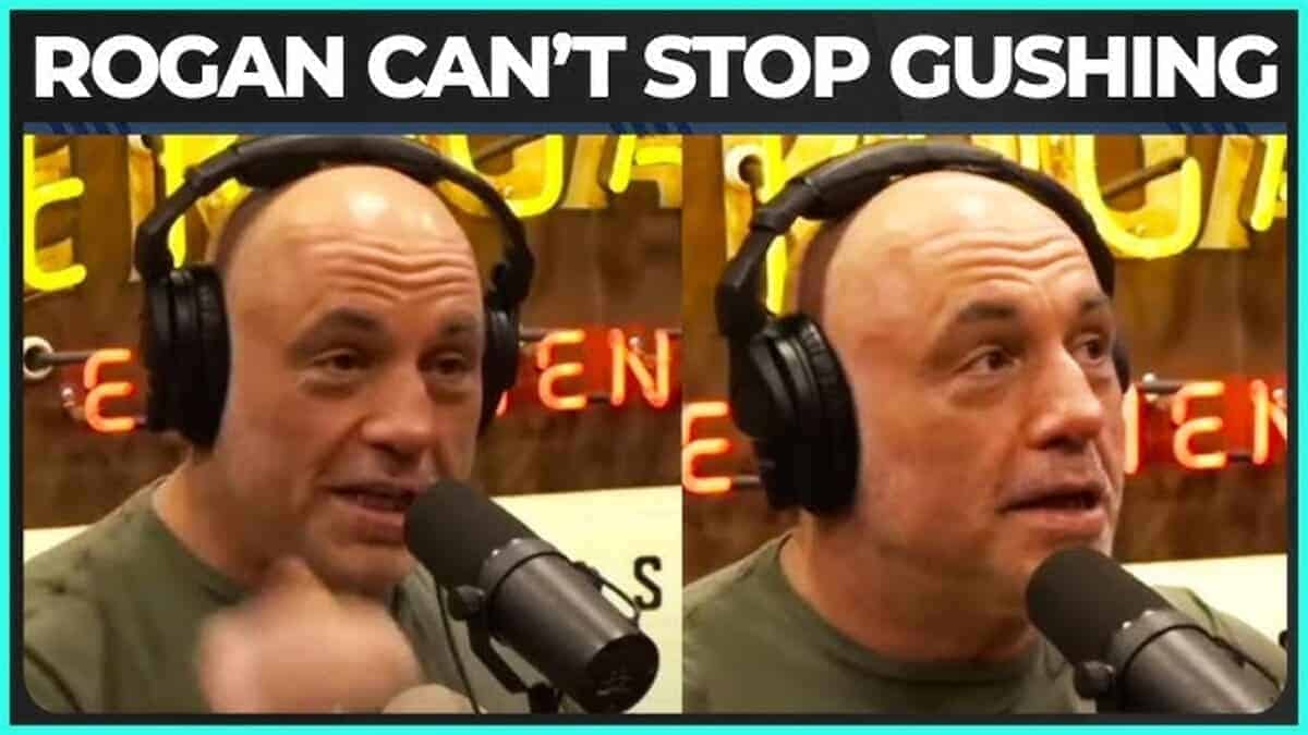 Joe rogan on his podcast set