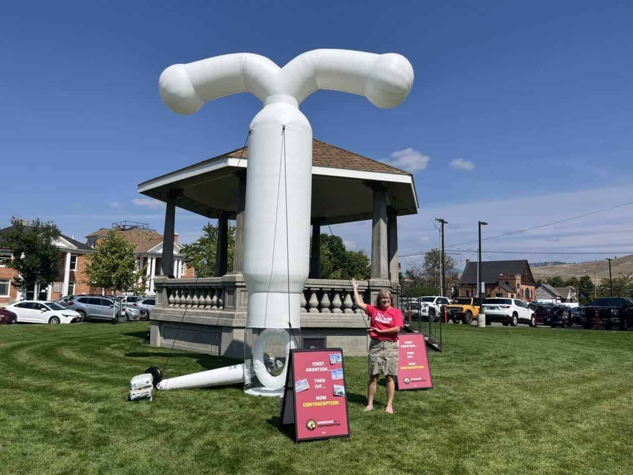 Lisa schindler has two daughters and supports reproductive rights: “it’s just ridiculous that soemebody else gets to dictate what we can do with our bodies. It’s so third-world. It just blows my mind. ” she wore a “bans off our bodies” t-shirt she picked up in washington, d. C. , this spring. “i was itching to wear it again. ”