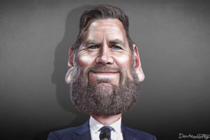 Caricature of jd vance