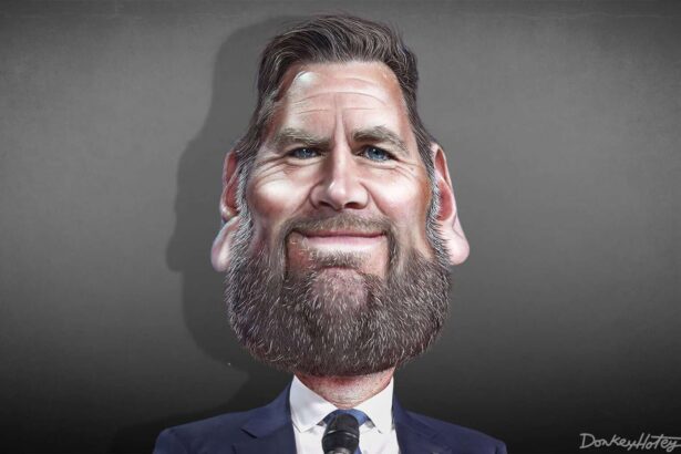 Caricature of jd vance