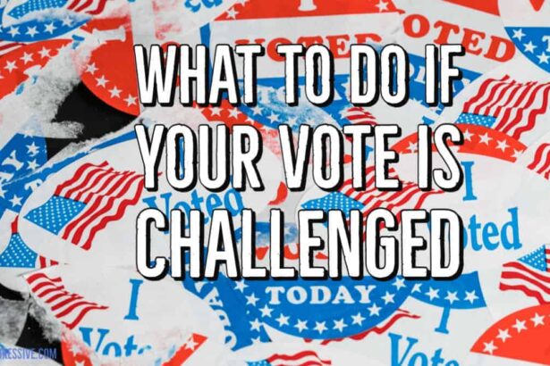 I voted stickers all over a table