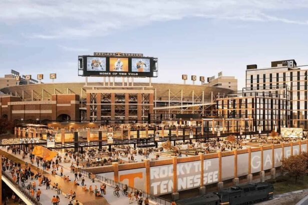 A rendering of the proposed general neyland entertainment district project.