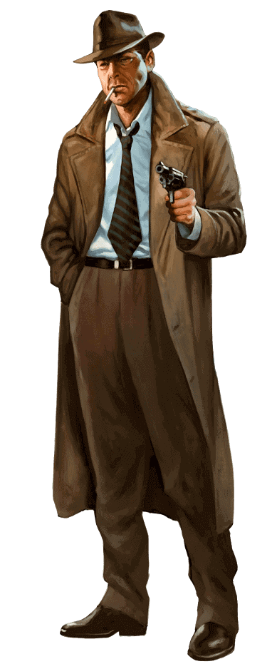 Trump medical records Brown trench coat wearing detective