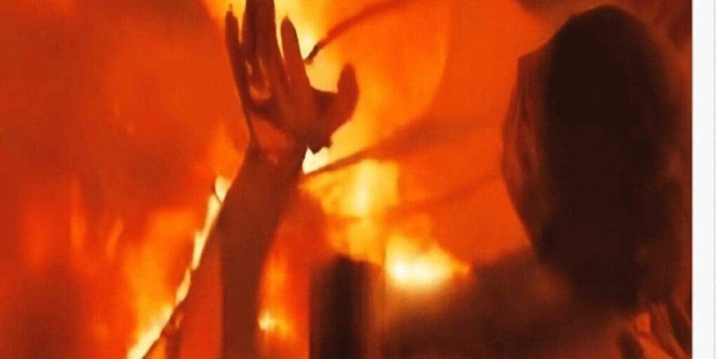 img 7868 A young man burning alive in gaza