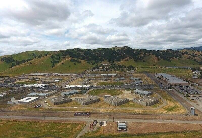 Aerial view of solano state prison