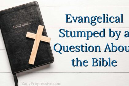 Bible on a wooden table painted white with a wooden cross laying on the bible