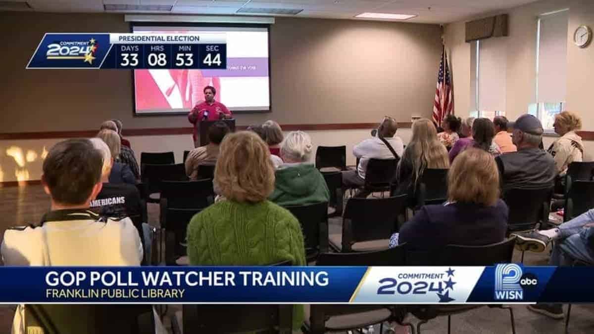 GOP poll watcher training class