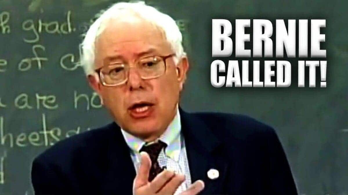 Bernie sanders in a video from 20+ years ago