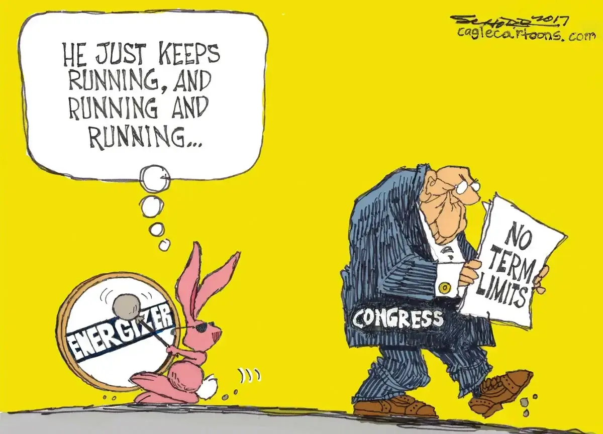 Term limit political cartoon