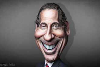 Caricature of jamie raskin