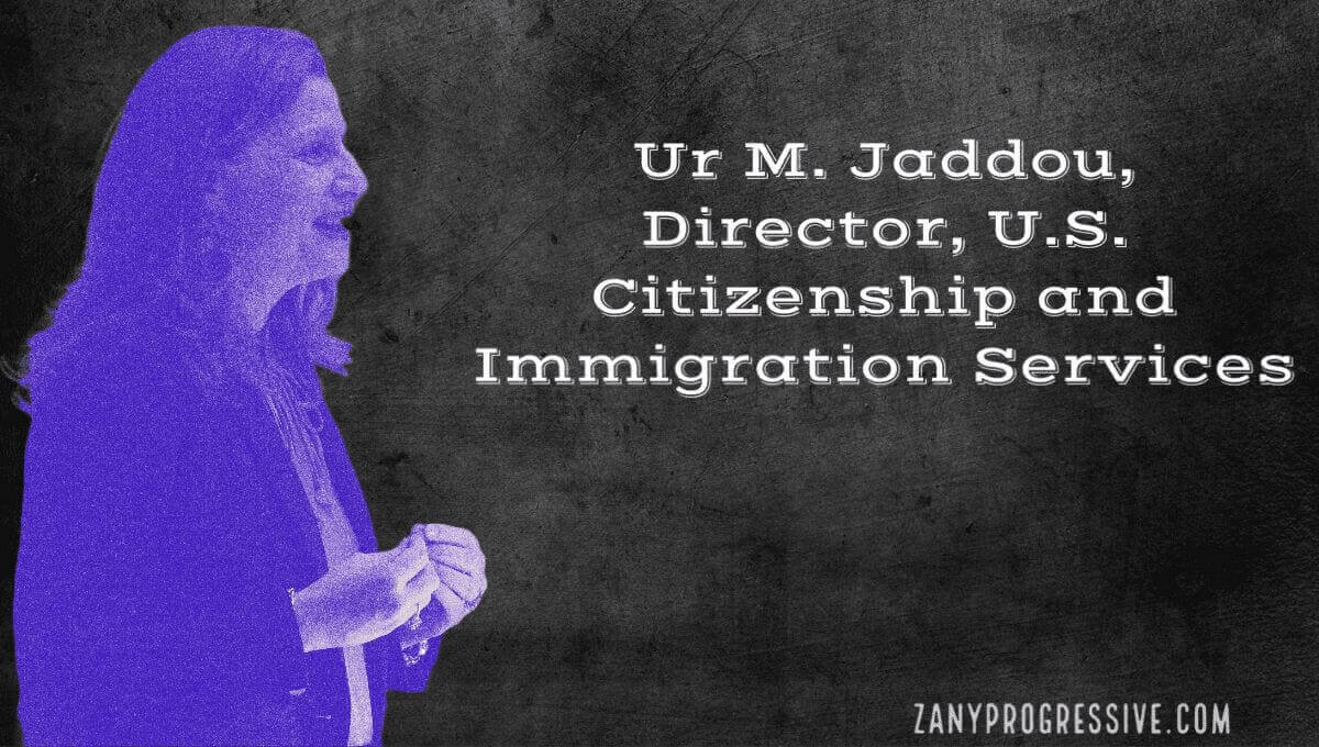 Ur m. Jaddou, director, u. S. Citizenship and immigration services gave remarks during the annual bill of rights day naturalization ceremony at the national archives rotunda on december 15, 2022.