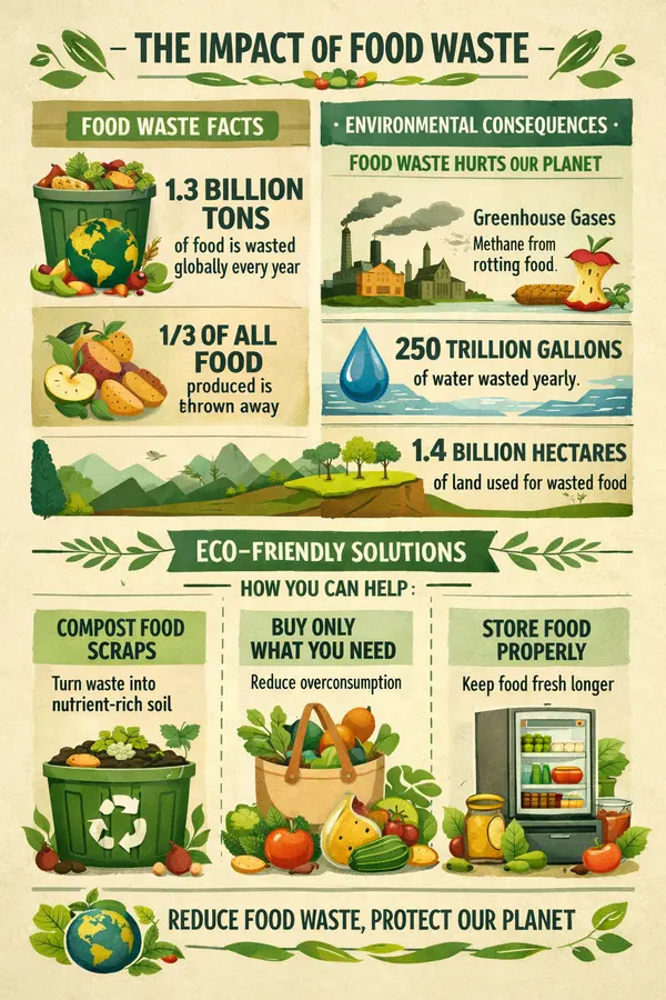 food waste infographic Food waste infographic