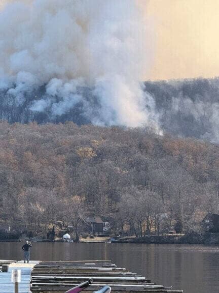New York wildfires The Jennings Creek fire