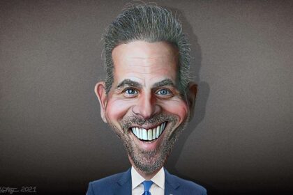 Hunter biden caricature