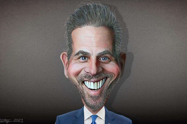 Hunter biden caricature