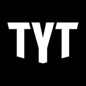 TYT Network logo black background, white text