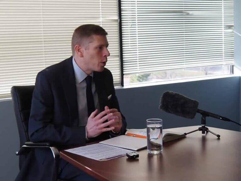Micah Kubic, executive director of the ACLU of Kansas