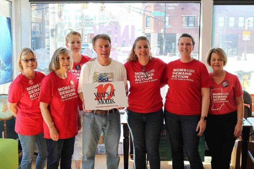 Moms Demand Action Education outreach event