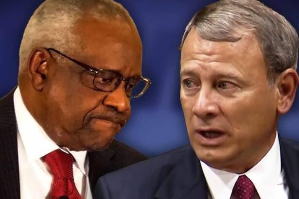 Clarence thomas and chief justice roberts