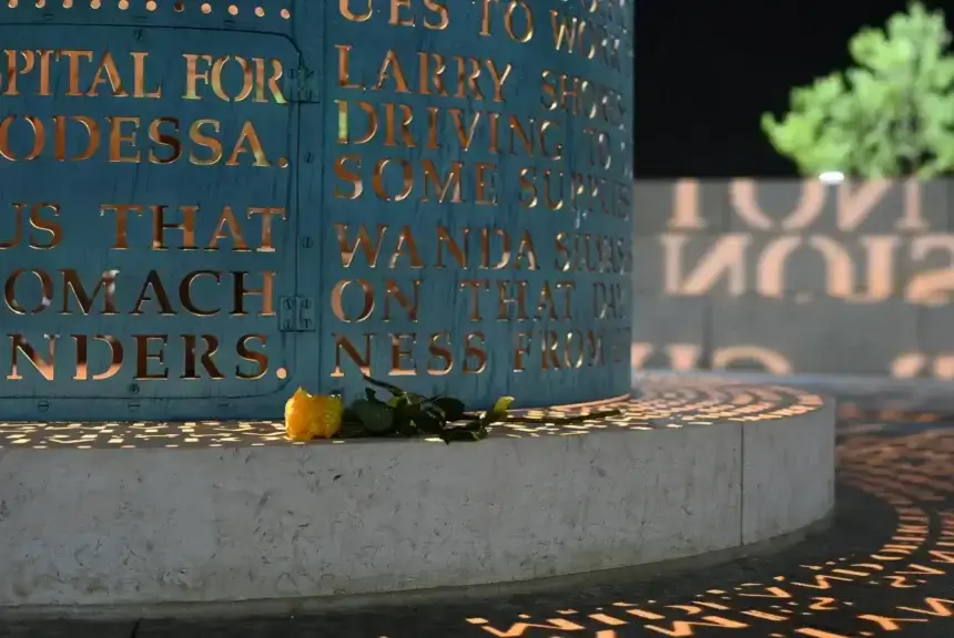 2024 in photos Odessa mass shooting memorial