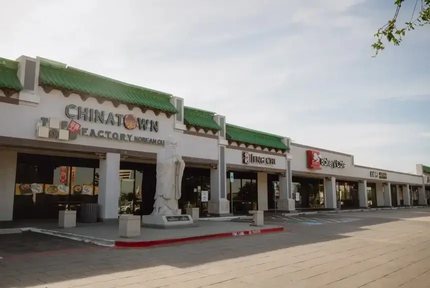 DFW Chinatown in Richardson on Aug. 19, 2024. The mall is in state House District 112, a largely suburban North Texas district where Democrat Averie Bishop is challenging Republican incumbent Angie Chen Button.