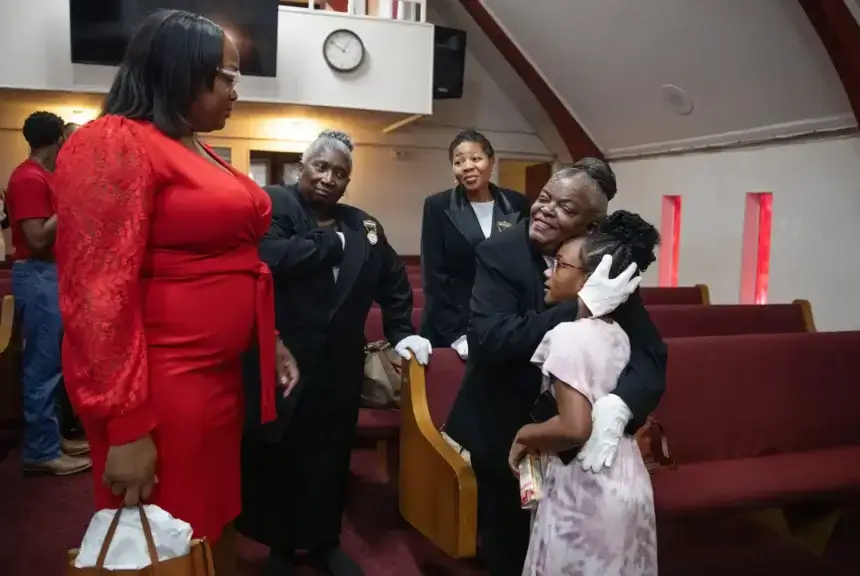 Church members in Austin