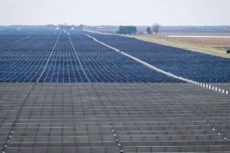Solar field in chicago