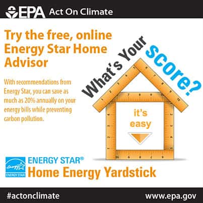 Graphic for the energystar calculator on the epa website